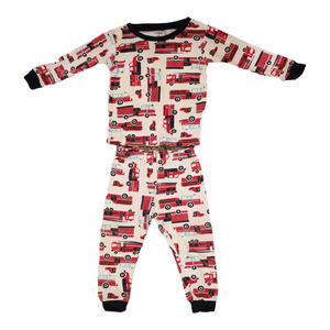 Carter's Toddler 2pc PJ Set Firetrucks 18M